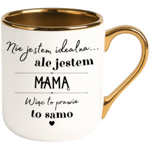 ELEGANT BIAŁY DLA MAMY JESTEM MAMĄ