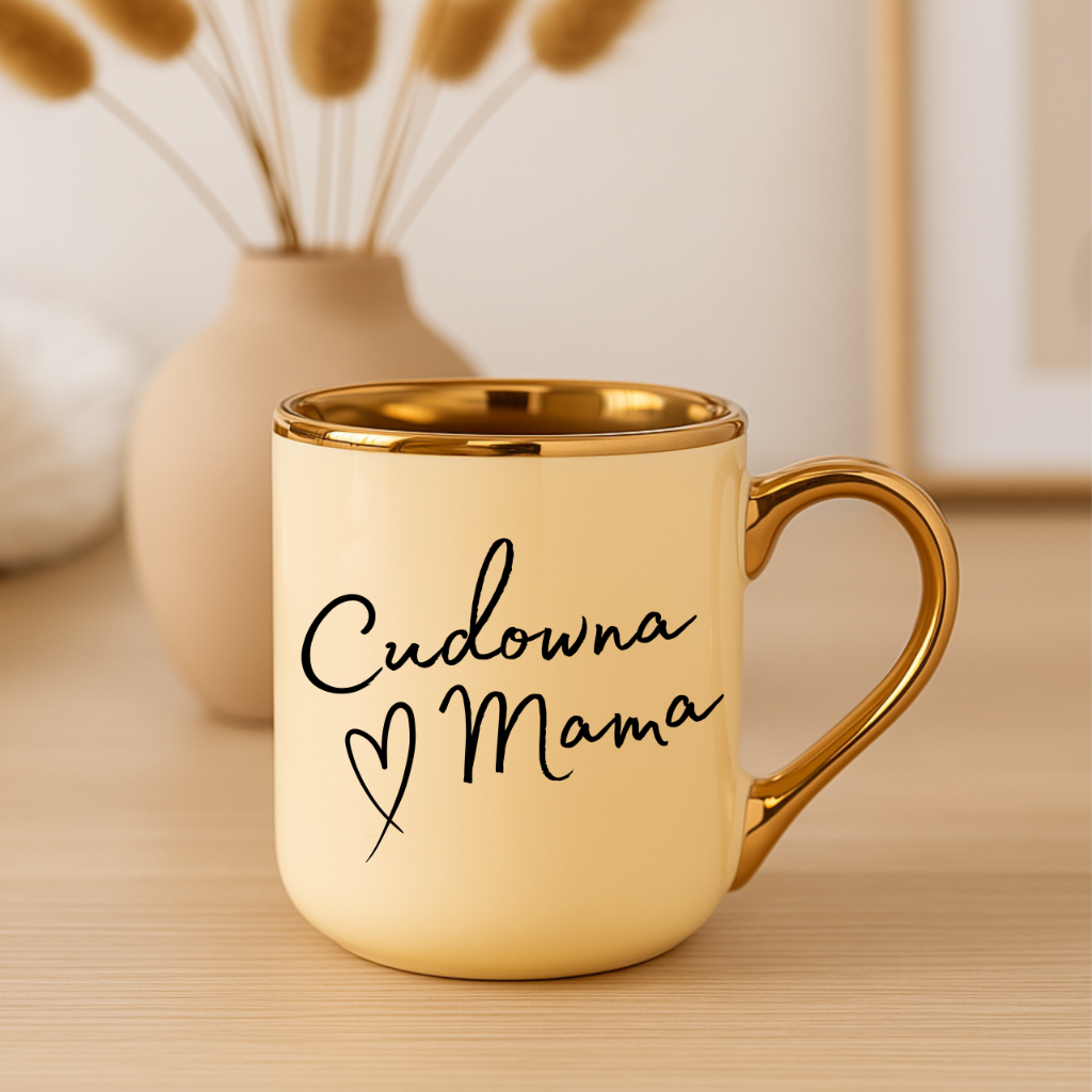 ELEGANT KREMOWY DLA MAMY CUDOWNA MAMA - obrazek 2