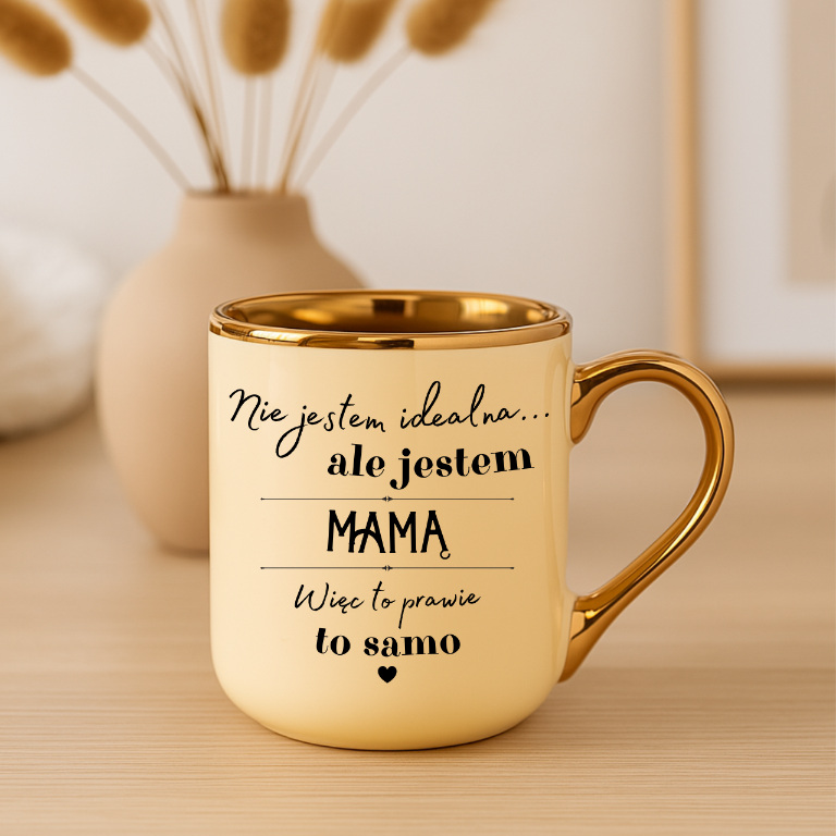 ELEGANT KREMOWY DLA MAMY ALE JESTEM MAMĄ - obrazek 2