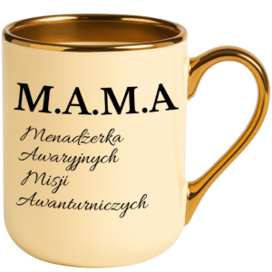 ELEGANT KREMOWY DLA MAMY SKRÓT M.A.M.A