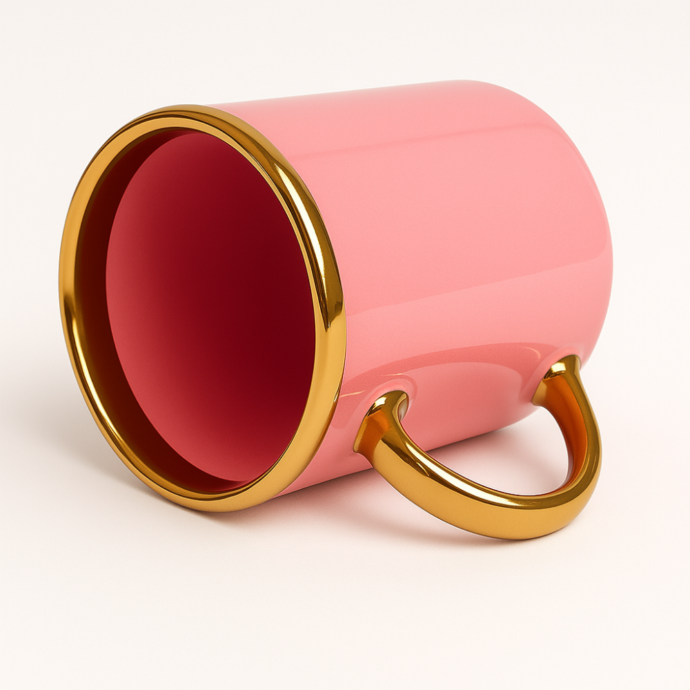 KUBEK RÓŻOWY ELEGANT PROSZĘ MNIE DZISIAJ NIE WKU*WIAĆ - obrazek 3