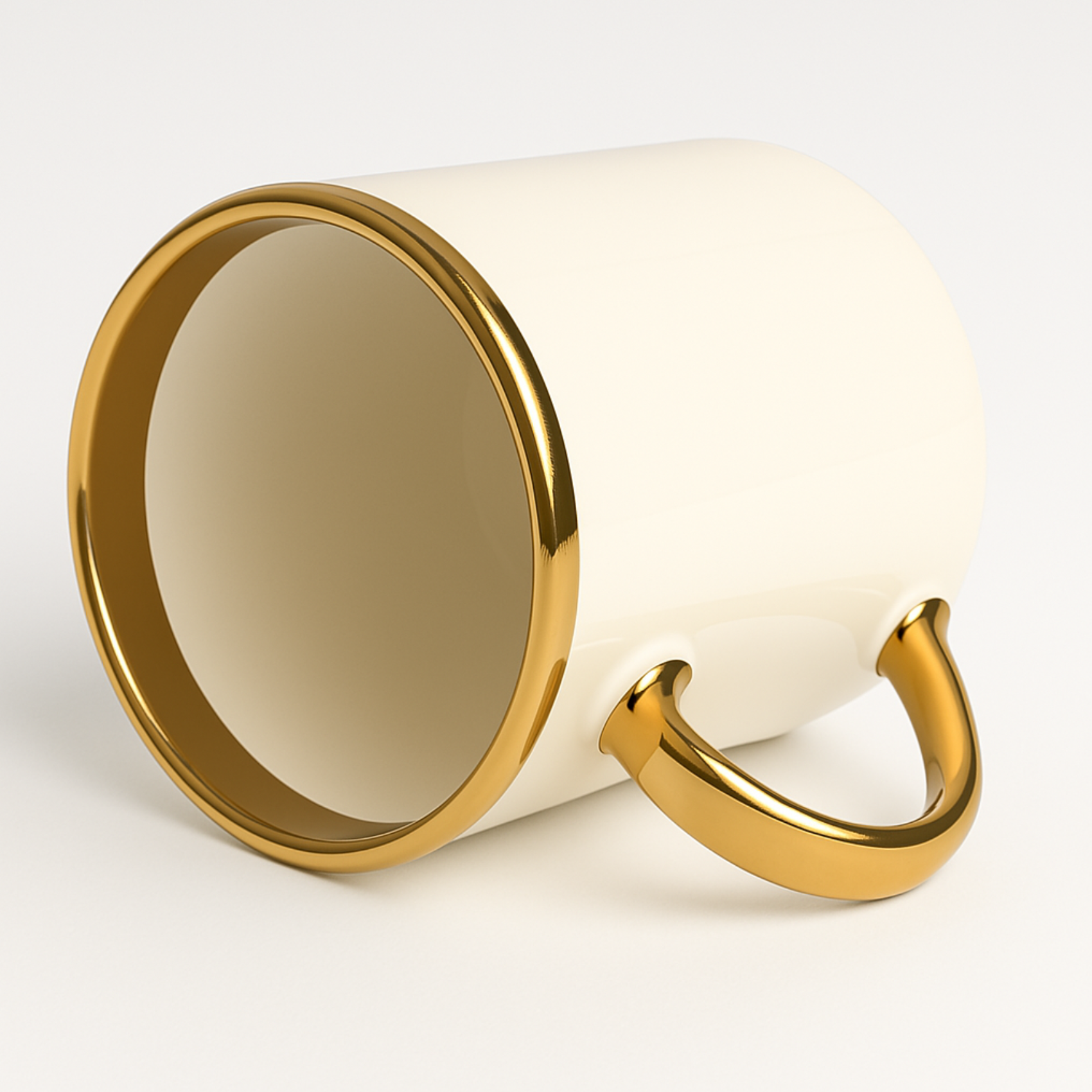 kubek elegant biały TATA NIE WKU*WIAJ - obrazek 3