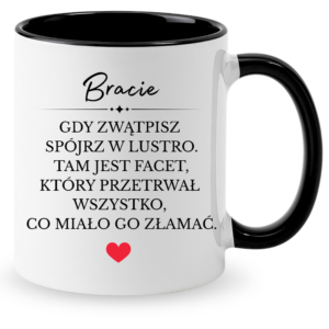 Kubek dla brata na prezent ”BRACIE”