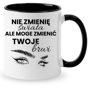Kubek dla stylistki brwi na prezent