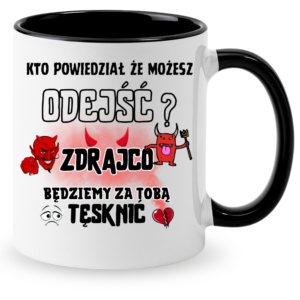 Kubek na pożegnanie z pracy, na prezent