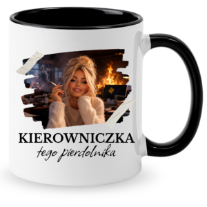 Kubek dla kierowniczki, idealny na prezent ”KIEROWNICZKA TEGO”