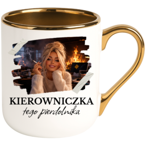 Kubek dla kierowniczki, idealny na prezent ”KIEROWNICZKA”
