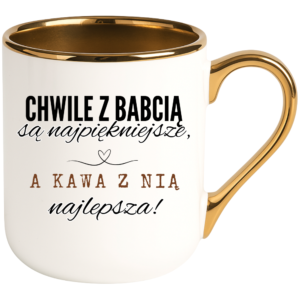 Kubek dla Babci, prezent z okazji dnia Babci ”CHWILE Z BABCIĄ”