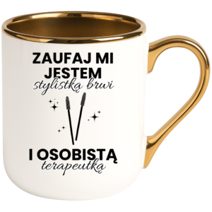 Kubek dla stylistki brwi, idealny na prezent