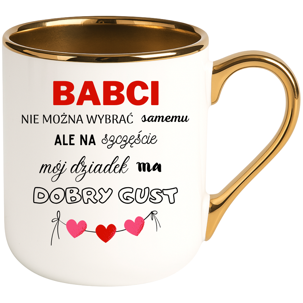 Kubek dla Babci, prezent z okazji dnia Babci ”BABCI”