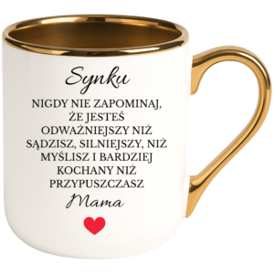 Kubek na prezent dla syna, dziecka ”SYNKU”