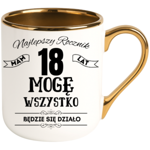 Kubek na 18 urodziny, super prezent ”NAJLEPSZY ROCZNIK”