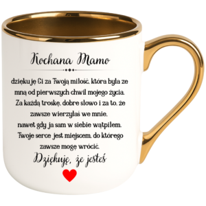 Kubek na prezent dla Mamy na dzień Matki ”KOCHANA MAMO”