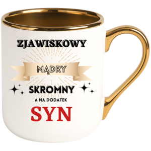 Kubek na prezent dla syna, dziecka ”ZJAWISKOWY MĄDRY”