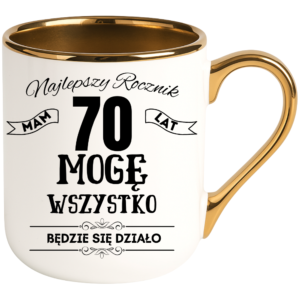 Kubek na 70 urodziny, super prezent ”NAJLEPSZY ROCZNIK”