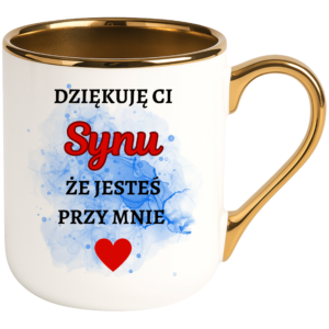 Kubek na prezent dla syna, dziecka ”DZIĘKUJĘ CI”