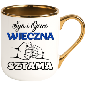 Kubek na prezent dla taty na dzień ojca ”SYN I OJCIEC”