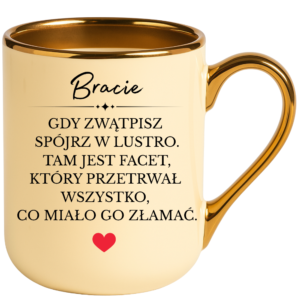Kubek dla brata, na prezent ”BRACIE”