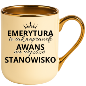 Kubek z okazji odejścia na emeryturę, idealny prezent