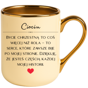 Kubek dla Cioci, prezent dla chrzestnej ”CIOCIU”