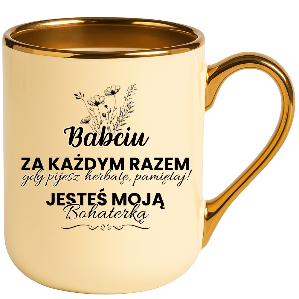 Kubek dla Babci, prezent z okazji dnia Babci ”BABCIU''