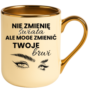 Kubek dla stylistki brwi, idealny na prezent