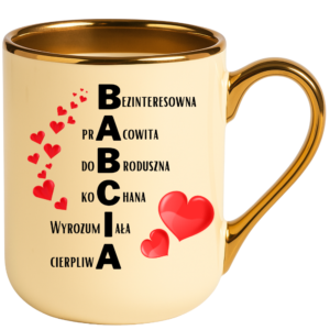 Kubek dla Babci, prezent z okazji dnia Babci ”BABCIA”