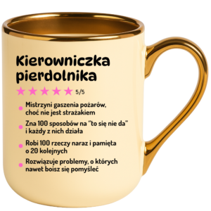 Kubek dla kierowniczki, idealny na prezent ”KIEROWNICZKA”