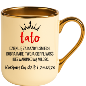 Kubek na prezent dla taty na dzień ojca ”TATO DZIĘKUJĘ”
