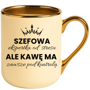 Kubek dla szefowej, idealny na prezent ”SZEFOWA”