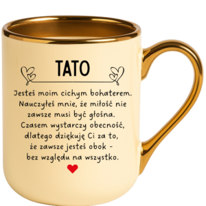 Kubek na prezent dla taty na dzień ojca ”TATO”