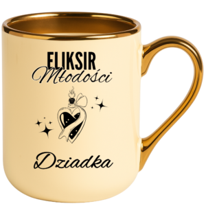 Kubek dla Dziadka, prezent z okazji dnia Dziadka ”ELIKSIR MŁODOŚCI”
