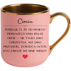 Kubek dla Cioci, prezent dla chrzestnej ”CIOCIU”
