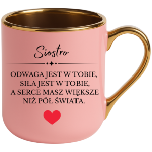 Kubek dla siostry, super prezent ”SIOSTRO”
