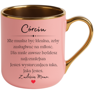 Kubek na prezent dla córki, dziecka ”CÓRCIU”