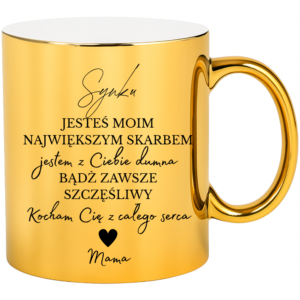 Kubek na prezent dla syna, dziecka ”SYNKU”
