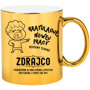 Kubek na pożegnanie z pracy, na prezent