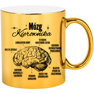 Kubek dla kierowniczka, idealny na prezent ”MÓZG KIEROWNIKA”