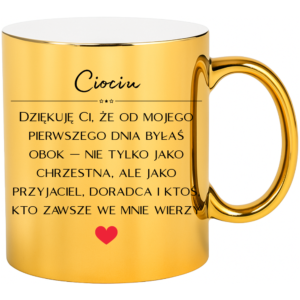 Kubek dla Cioci, prezent dla chrzestnej ”CIOCIU”