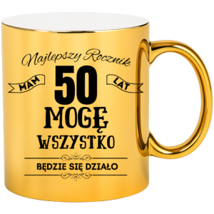 Kubek na 50 urodziny, super prezent ”NAJLEPSZY ROCZNIK”