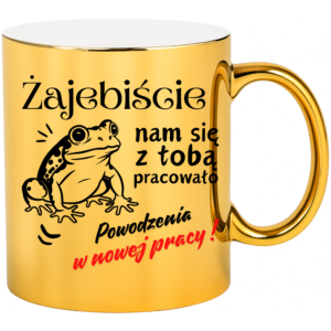 Kubek na pożegnanie z pracy, na prezent