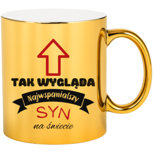 Kubek na prezent dla syna, dziecka ”TAK WYGLĄDA”