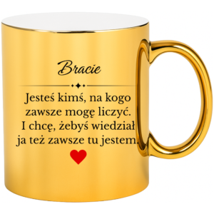 Kubek dla brata na prezent ”BRACIE”