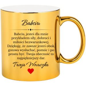 Kubek dla Babci, prezent z okazji dnia Babci ”BABCIU”