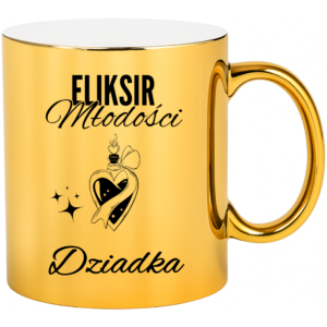 Kubek dla Dziadka, prezent z okazji dnia Dziadka ”ELIKSIR MŁODOŚCI”