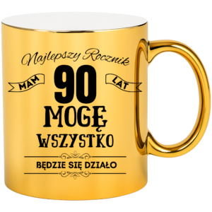Kubek na 90 urodziny, super prezent ”NAJLEPSZY ROCZNIK”