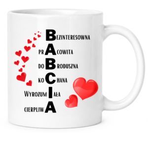Kubek dla Babci, prezent z okazji dnia Babci ”BABCIA”