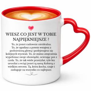 Kubek idealny na prezent dla bliskiej osoby ”WIESZ CO”