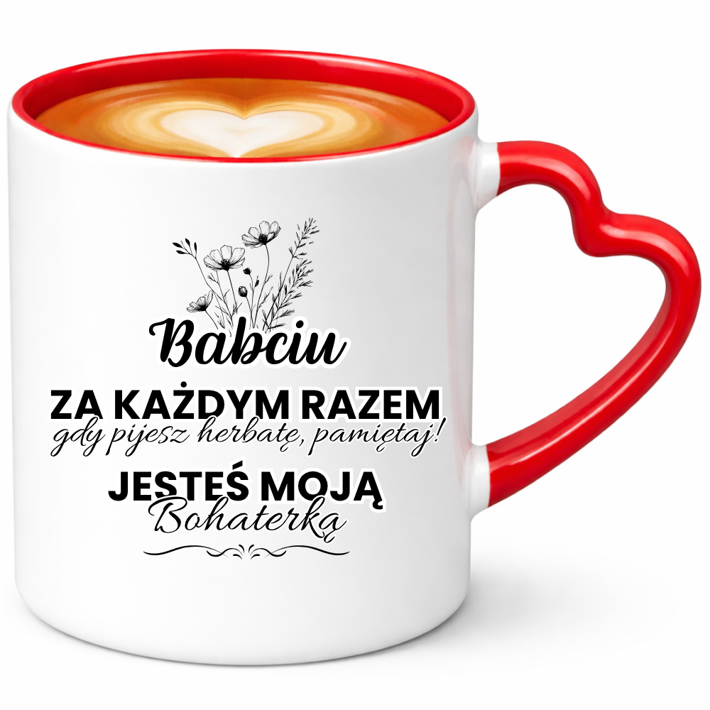 Kubek dla Babci, prezent z okazji dnia Babci ”BABCIU''