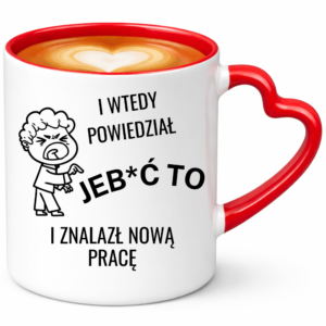 Kubek na pożegnanie z pracy, na prezent